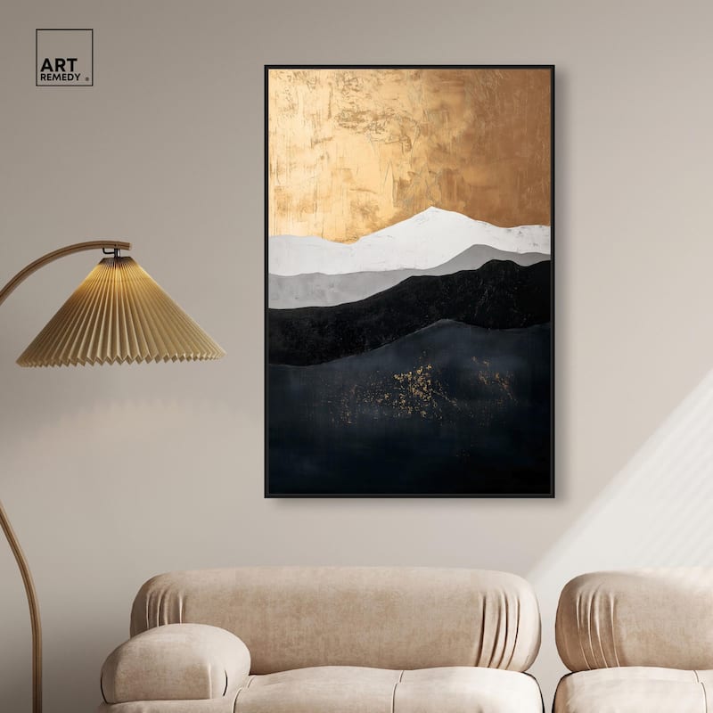 Golden Vista II Canvas by Art Remedy