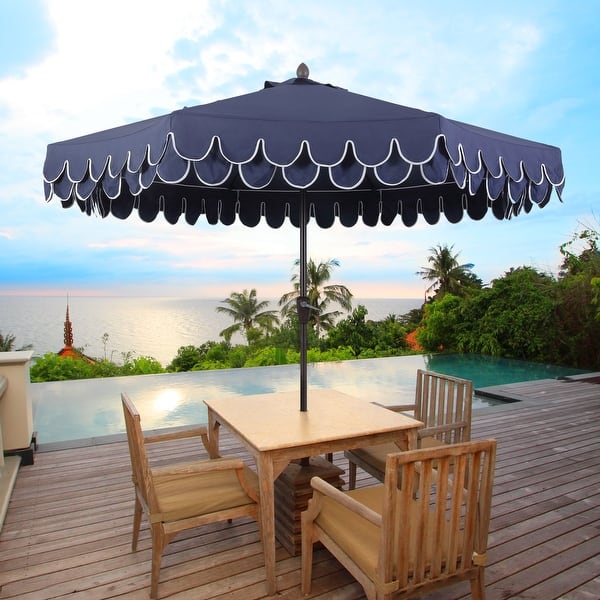 6-7 ft patio umbrella TheLAShop Commercial Patio Umbrella 7ft 6-Rib for Boutique Hotels/Roof