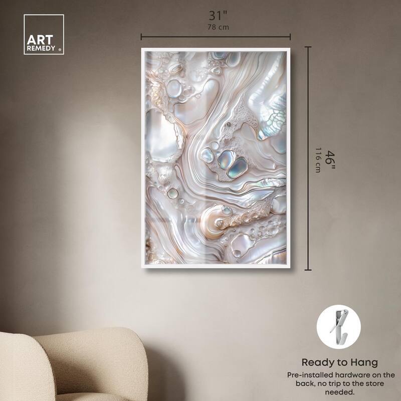 Fluid Preciousness II Shadowbox by Art Remedy