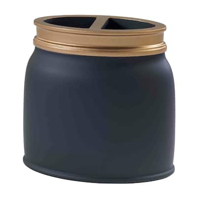 Avanti Linens Memphis Toothbrush Holder - Black - Toothbrush Holder