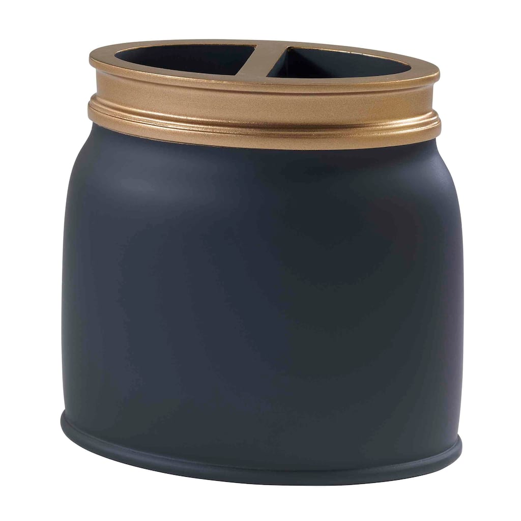 Avanti Linens Memphis Toothbrush Holder - Black - Toothbrush Holder