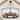 Carbon Loft Farmhouse 6-Light Wagon Wheel Wood Chandelier for Dining Room