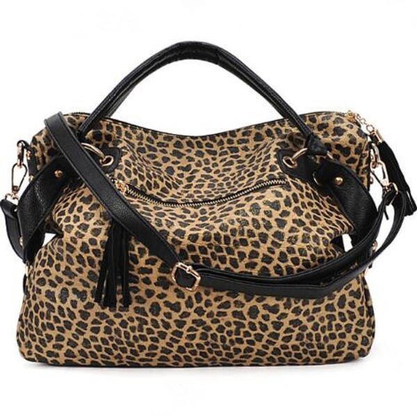 leopard handbag