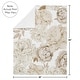 preview thumbnail 4 of 3, Sweet Jojo Designs Taupe Beige Boho Shabby Chic Floral Girl Baby Receiving Security Swaddle Blanket Bohemian Vintage Watercolor