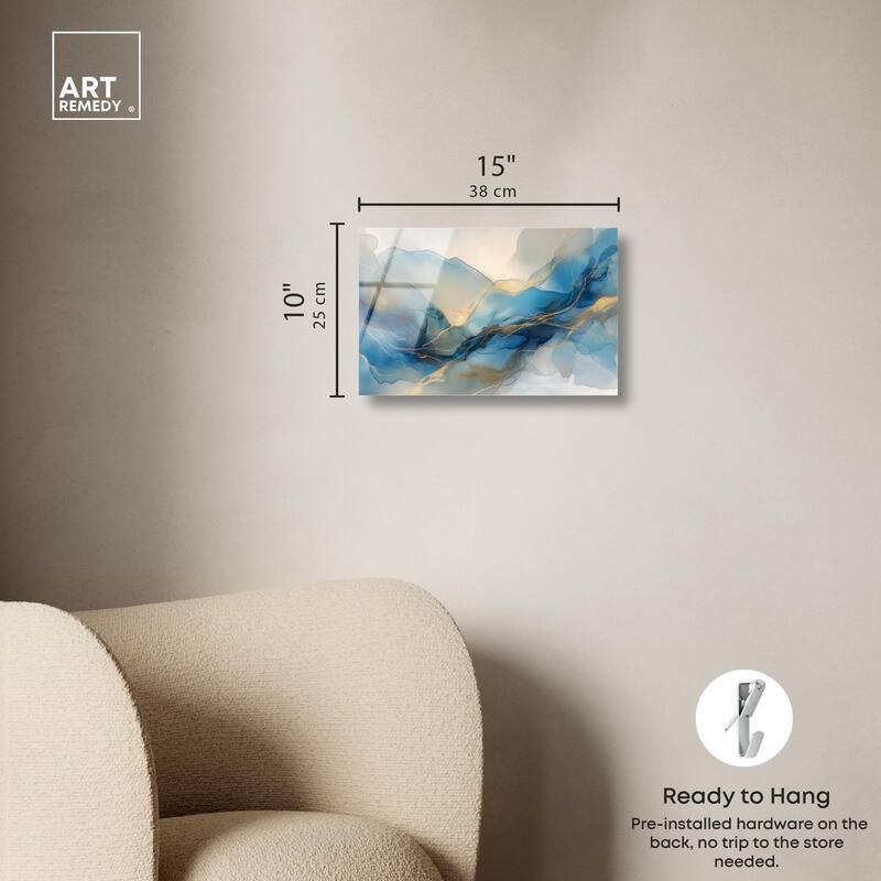 Postmodern Flow II Acrylic by Art Remedy, Ready to Hang