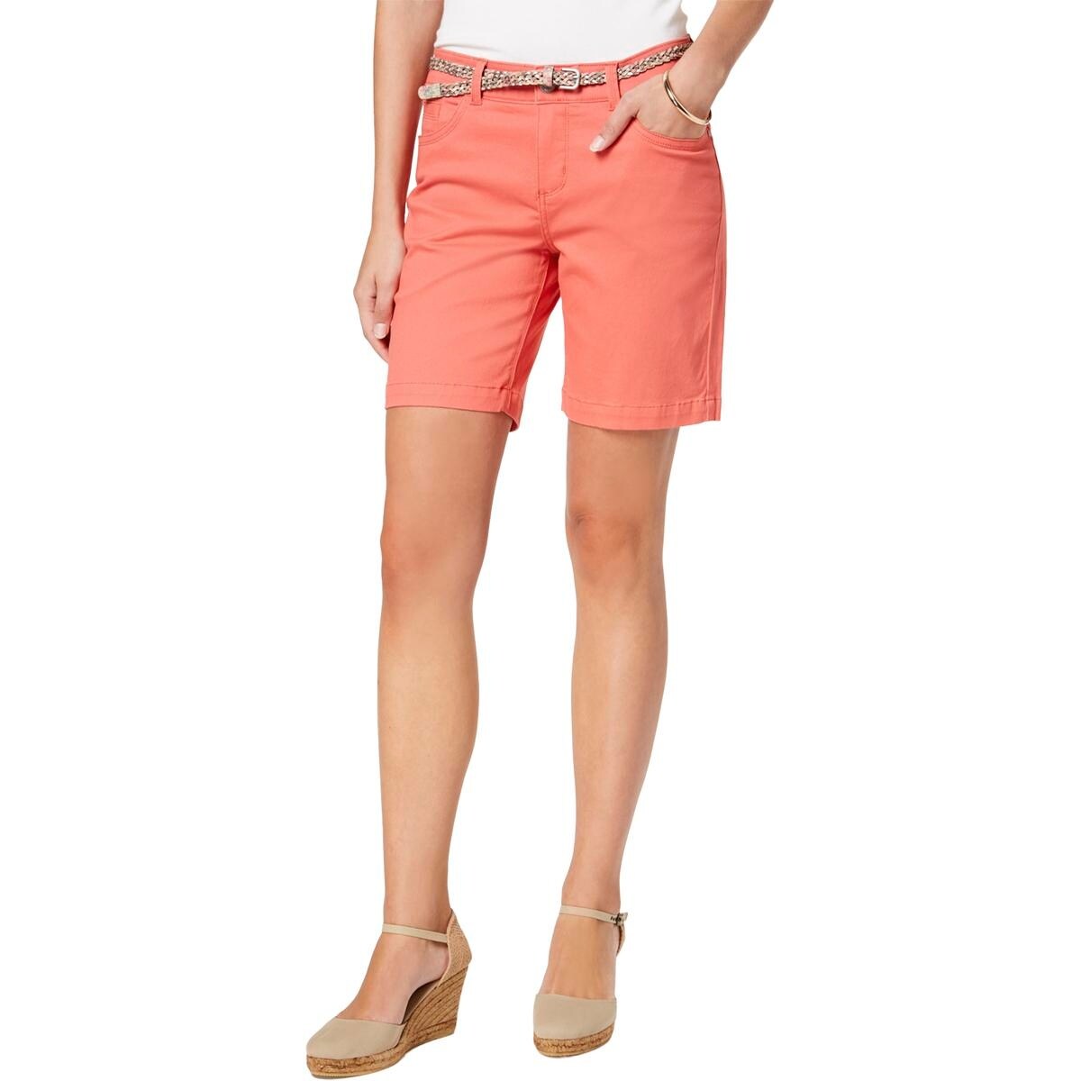 womens stretch walking shorts