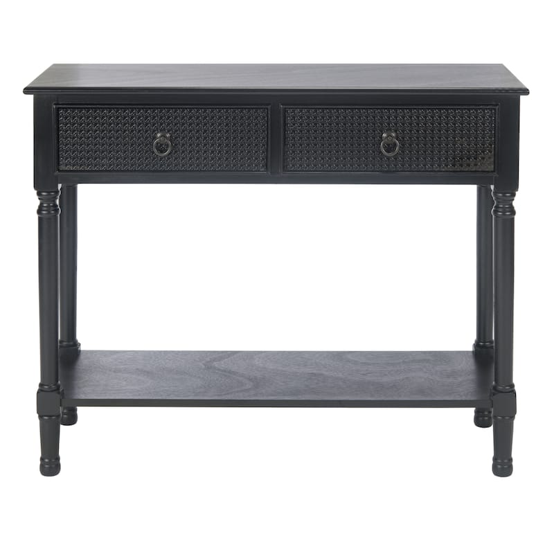 SAFAVIEH Albertha 2-Drawer Console Table - 35.5" W x 13" L x 29.5" H - 36"Wx13"Dx30"H