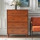 preview thumbnail 1 of 9, Lifestorey Ana 4-Drawer Mid-Century Modern Chest