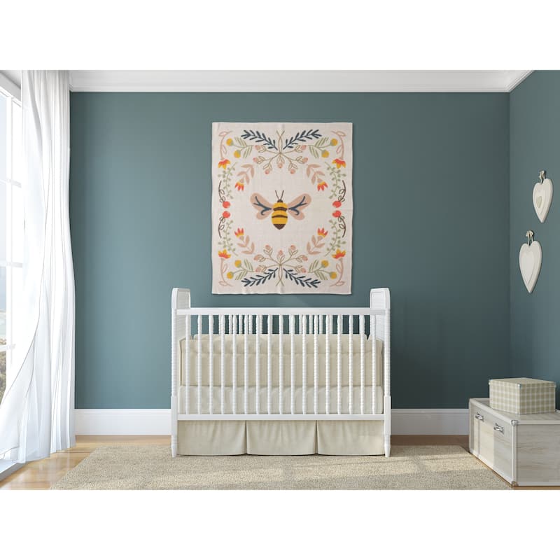 Cotton Knit Baby Blanket with Prints