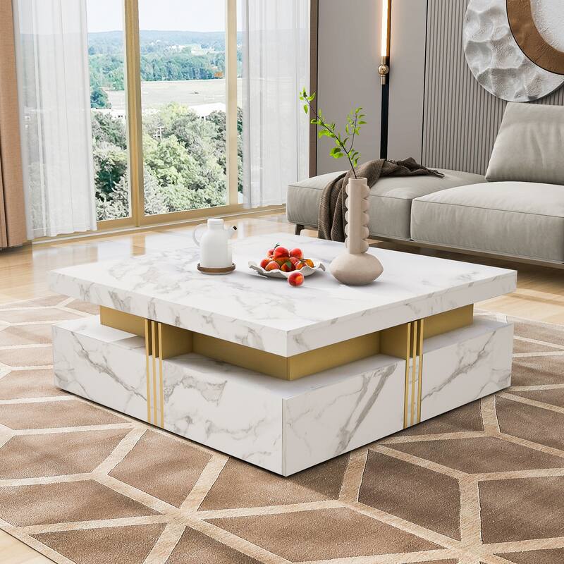 Square Storage Coffee Table
