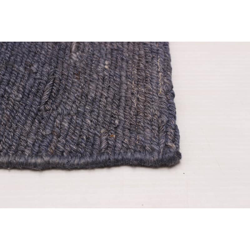 ECARPETGALLERY Flat-Weave Natural Purple Wool Tapestry Kilim - 9'11 x 13'5