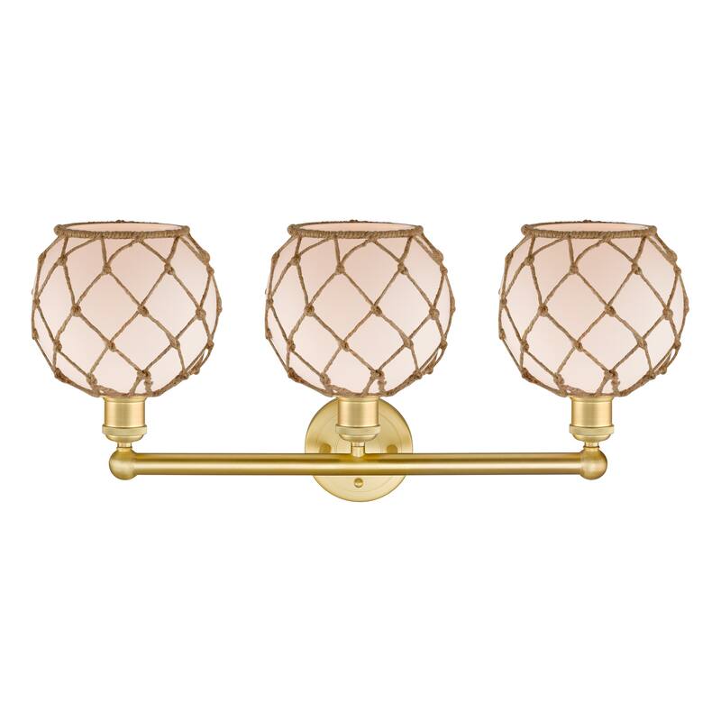 Innovations Lighting Endless Possibilities Edison - Farmhouse Rope - 3 Light 26" Bath Vanity Light
