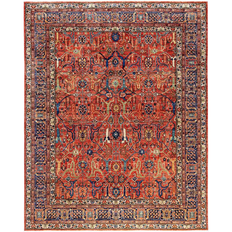 Serapi One-of-a-Kind Hand-Knotted Area Rug - Red - 8' 3" x 10' 0"