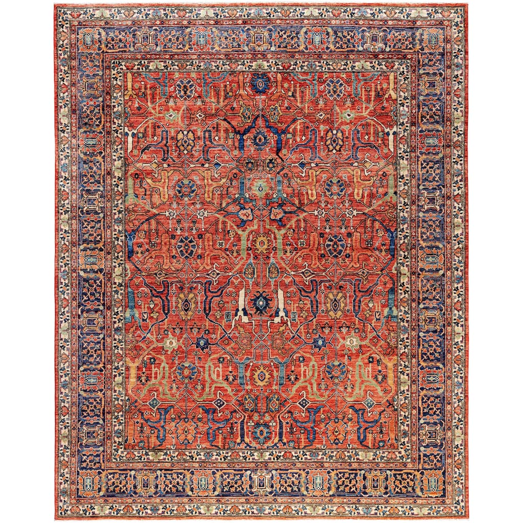Serapi One-of-a-Kind Hand-Knotted Area Rug - Red - 8' 3" x 10' 0"