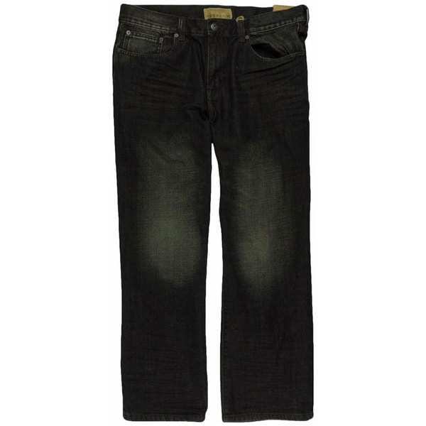 Ecko Unltd. Mens Brief Encounter Washed Denim Relaxed Jeans. Opens flyout.