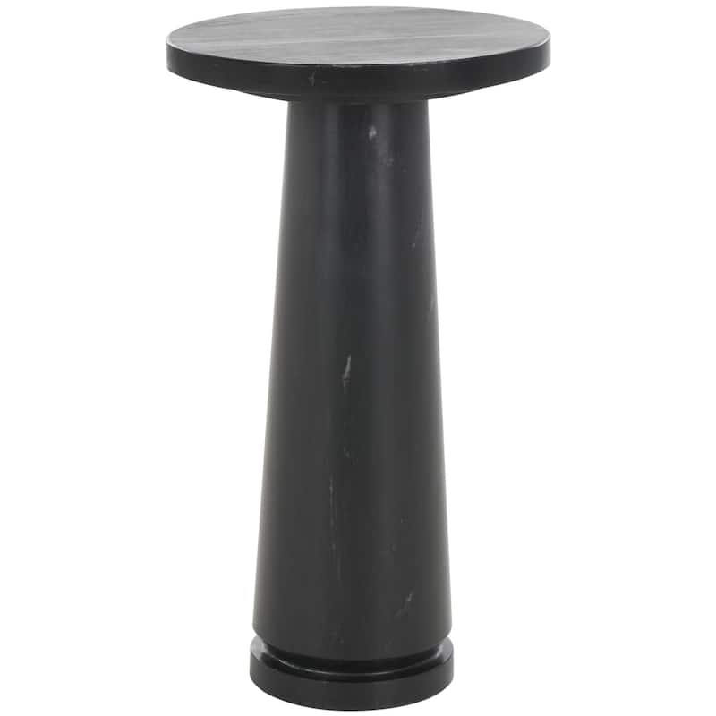 SAFAVIEH Couture Valentia Round Marble Accent Table - 10" W x 10" D x 18" H