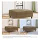 Large Corduroy Ottoman
