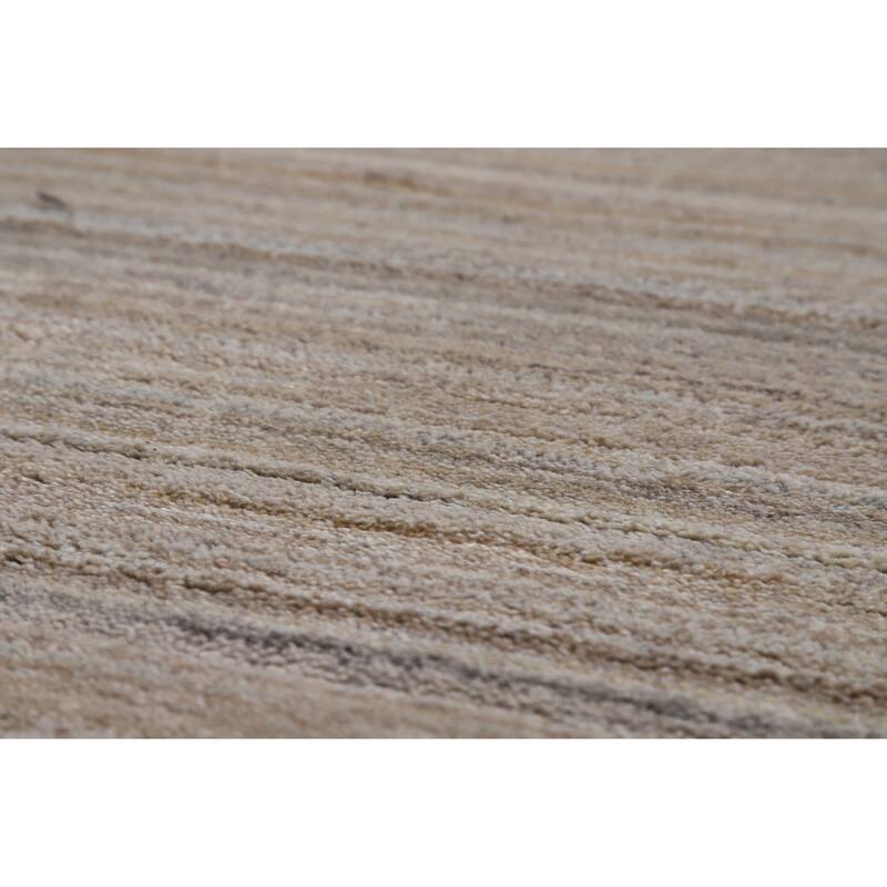 Striped Wool Gabbeh Indian Area Rug 9x12 - 9' x 12'