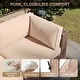 preview thumbnail 115 of 179, AOXUN Fire Pit Conversation Set Rattan Sofa Set Outdoor Furniture With Cushions