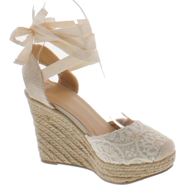 wedges espadrilles ankle wrap