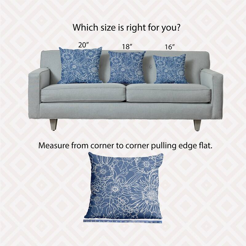 Zentangle Decorative Indoor Pillow