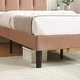 preview thumbnail 27 of 70, Kids Bed Frame, Height Adjustable Upholstered Bed, Twin Size Bed Set of 2