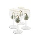 preview thumbnail 1 of 5, Spode Set of 4 Christmas Tree Wine Glasses - 13 oz.