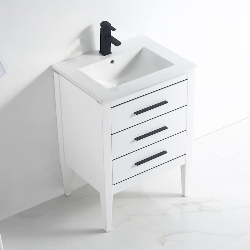 Ayer 24" Single Bathroom Vanity Set - 18D x 24W x 34H