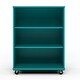 preview thumbnail 1 of 17, Tot Mate Open Single Sided Mobile Storage Locker, Write-on Wipe-off Markerboard Back, 48H