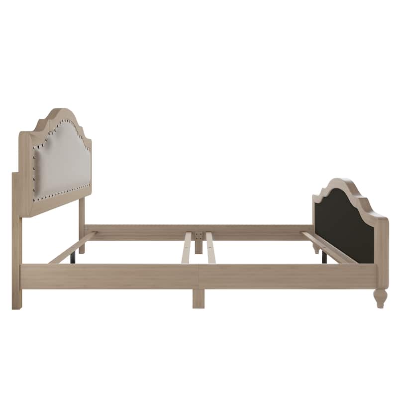 Clayfell Hilton Wood Panel Bed Frame