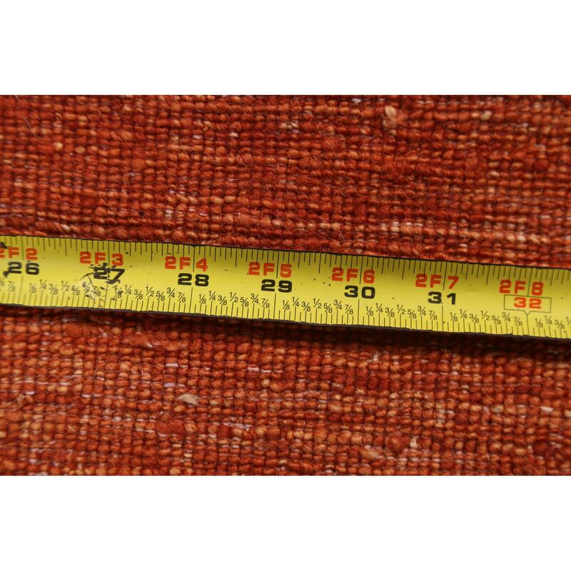 Geometric Gabbeh Kashkoli Oriental Runner Rug Hand-knotted Wool Carpet - 2'5" x 4'8"