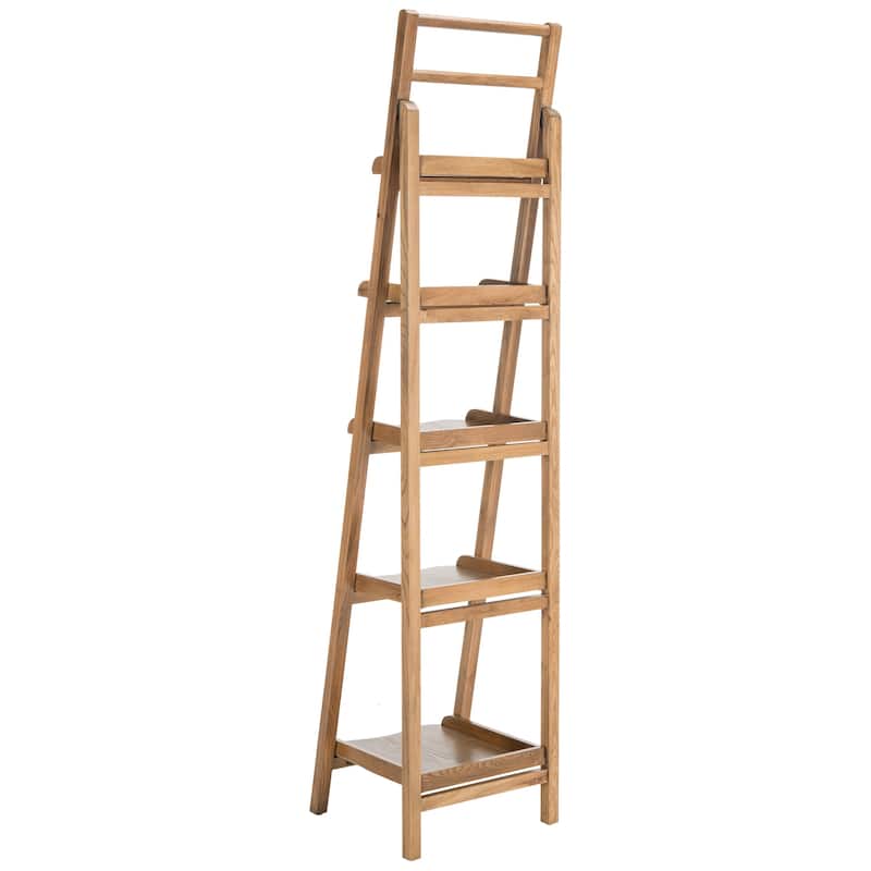 SAFAVIEH Ricca Distressed Ivory Leaning Etagere - 16.5" x 15" x 71.3" - 17Wx15Dx71H