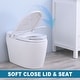 preview thumbnail 12 of 16, Vanityfair Smart Toilet Bidet with Foot Sensor Open Cover/Seat, Heated Seat, Power Outage Flushing, with Remote Control