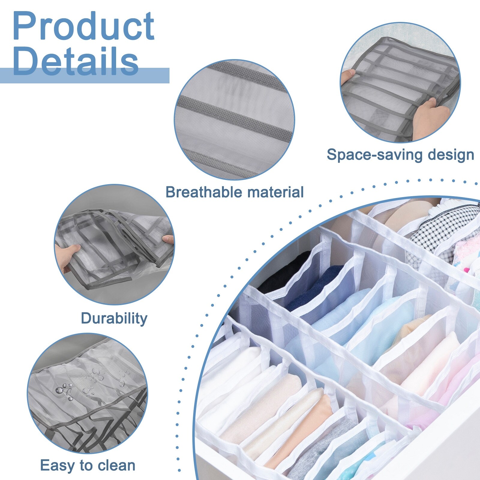 Home Storage & Organization Storage Boxes & Bins Underwear Storage