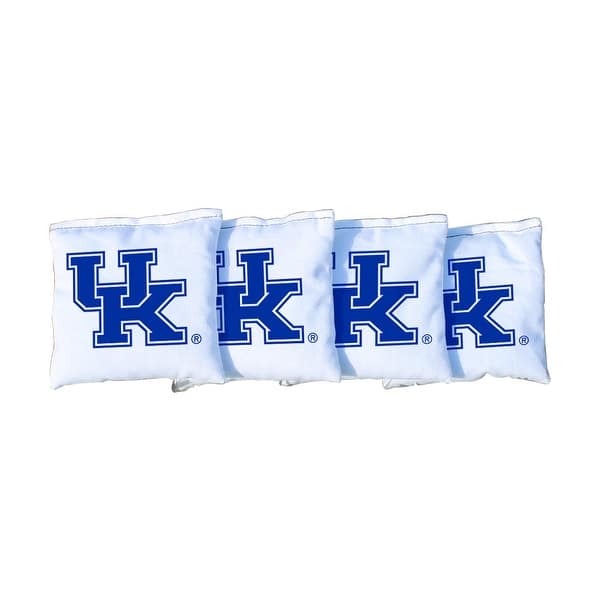 slide 2 of 3, Kentucky UK Wildcats White Cornhole Bags All-Weather Resin Filled