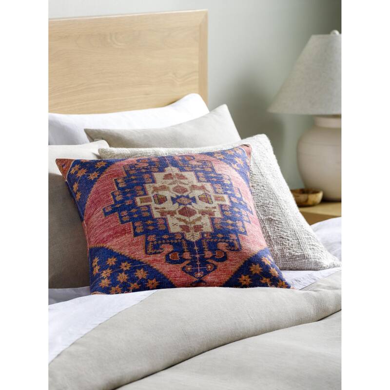 Livabliss Emily Jean Traditional Accent Pillow - 20"L x 20"W - Down