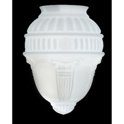 5 In. Wide Colonnade Frosted 3.25" Neck Shade