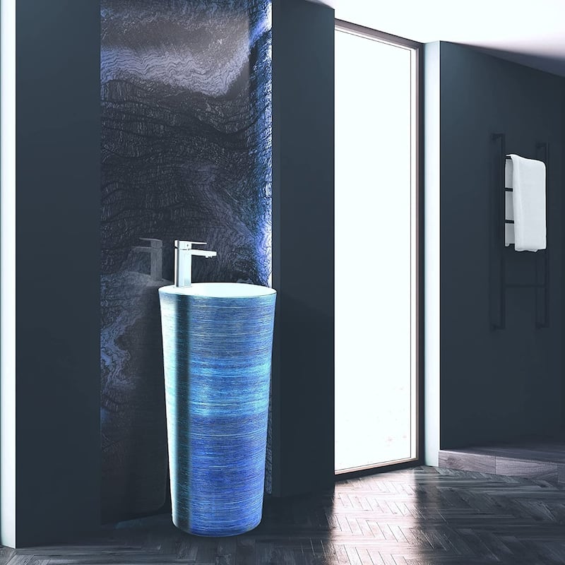 Fine Fixtures VANNES PEDESTAL 16"X16" BRUSHED GOLD