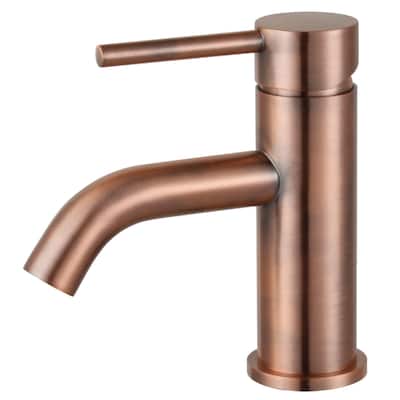 Kingston Brass Concord Single-Handle 1-Hole Deck Mount Bathroom Faucet with Push Pop-Up
