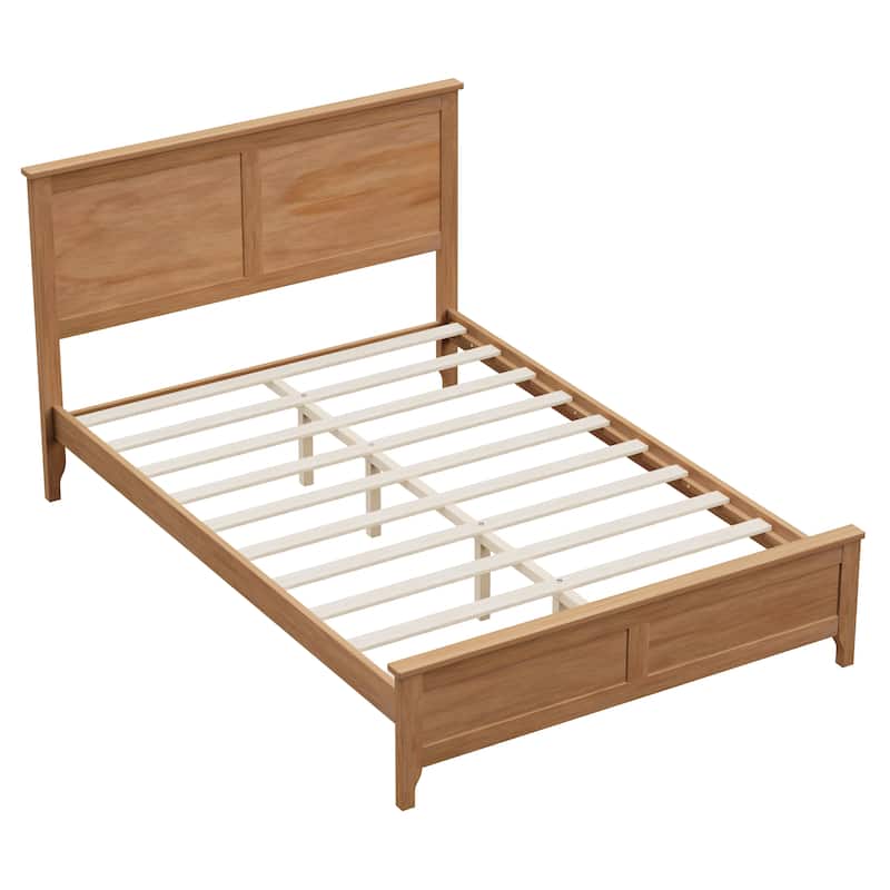 Modern Solid Wood Platform Bed