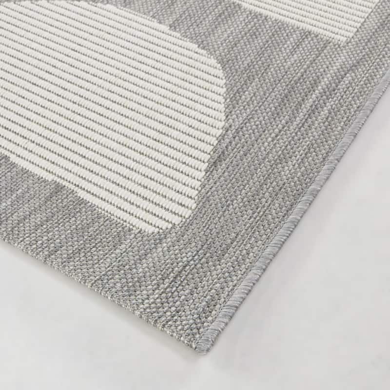 Garrigue Modern Abstract Indoor/Outdoor Area Rug