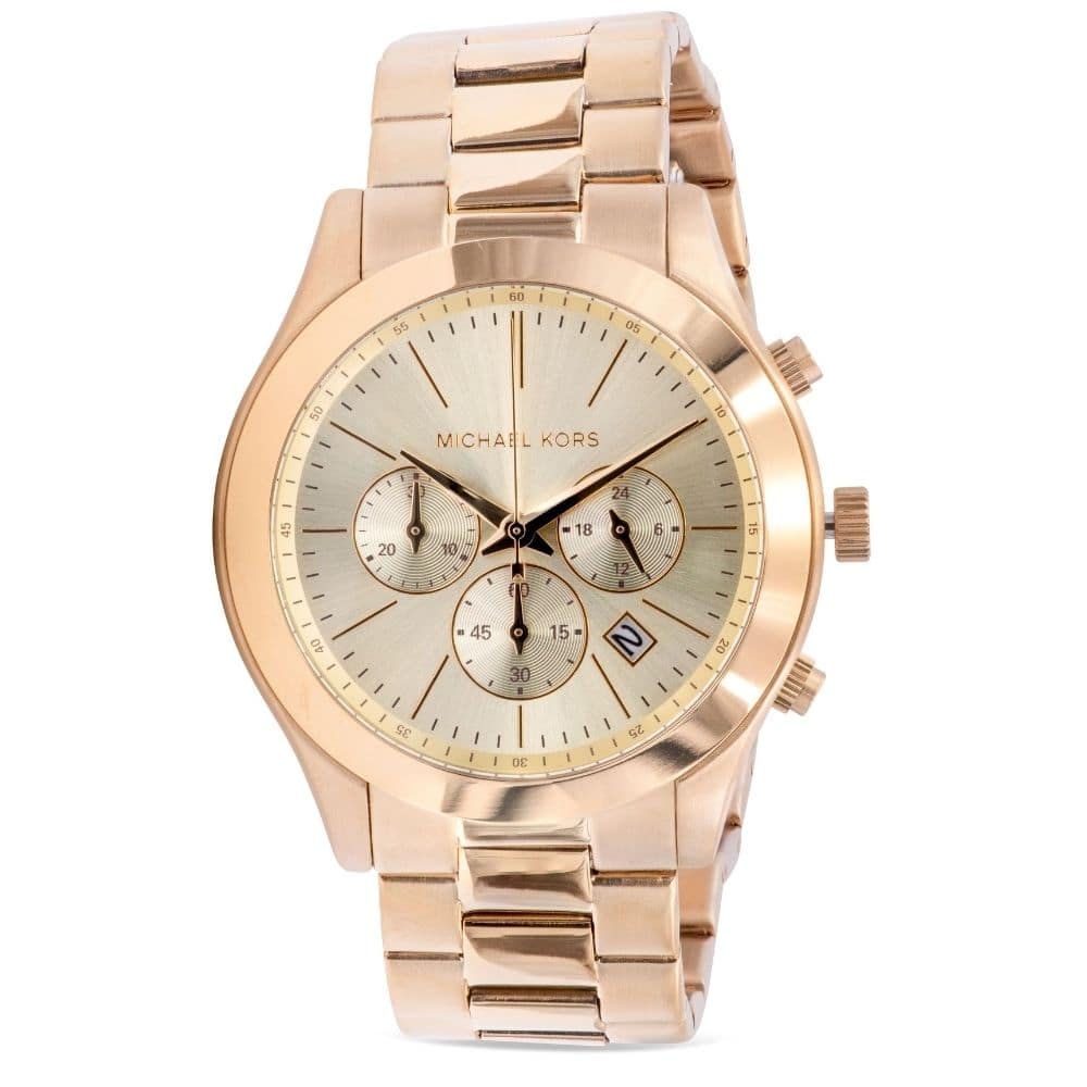 Michael Kors Men's Runway Black Dial Watch - MK8909 - One Size