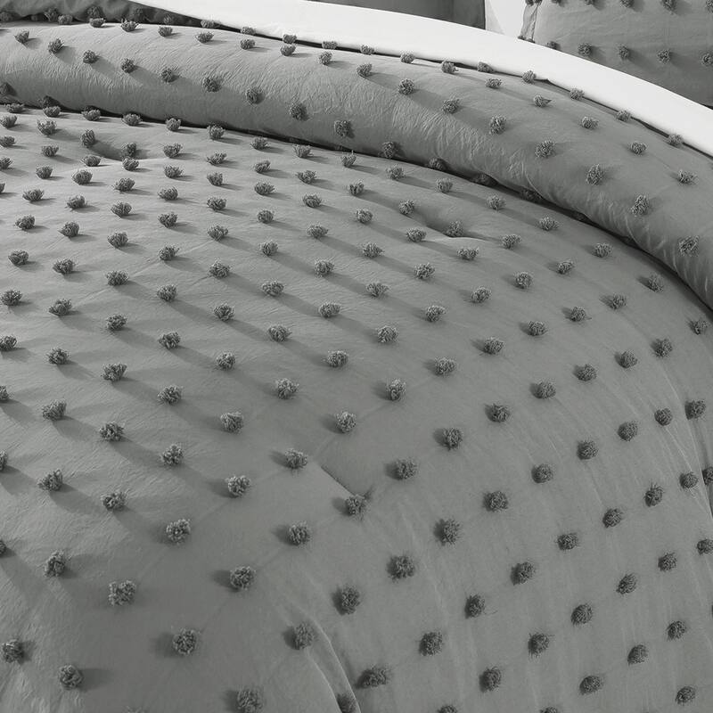 Tufted Design Jacquard Comforter Set