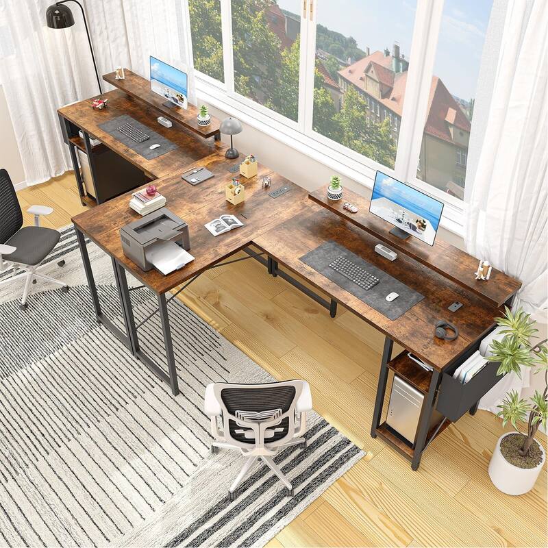 L Shaped Gaming Computer Desk