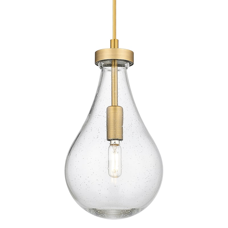 Innovations Lighting 451-1P-G451-7SDY Owego 7" Wide Mini Pendant with - Brushed Brass