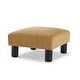 preview thumbnail 89 of 130, The Curated Nomad Performance Fabric Stardust Square Upholstered Footstool Ottoman