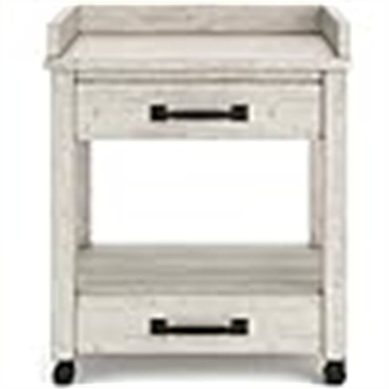 Industrial Office Printer Stand with Storage - 24"D x 22"W x 23"H
