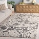 preview thumbnail 8 of 85, SAFAVIEH Handmade Blossom Nelia Modern Floral Wool Rug 4' x 6' - Grey/Ivory