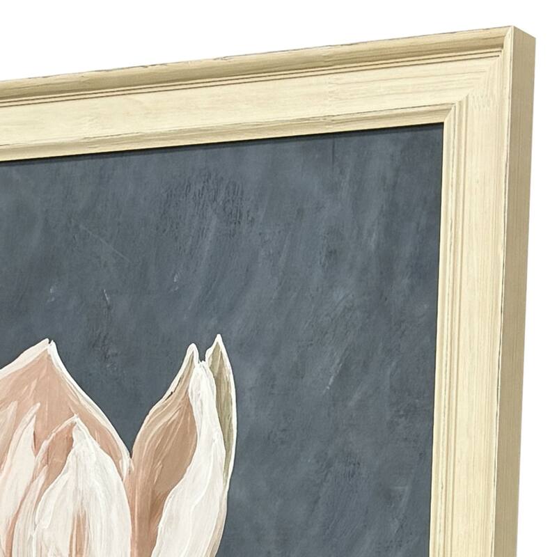 Paragon Pink Magnolia Flora I Framed Art