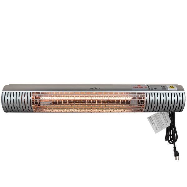 Lifestyle by Focus Infrared Electric Cold Space Heater (Chrome) - 30.7 x  5.0 x 5.4 - Bed Bath u0026 Beyond - 34852324